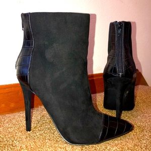 Black Booties 9.5